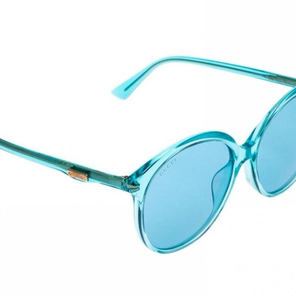 Gucci Festival Rave Summer Acetate GG0257SA Oversized Round Blue Sunglasses main image 8